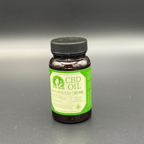 Sensi seeds CBD huile 60 capsules - 20 mg