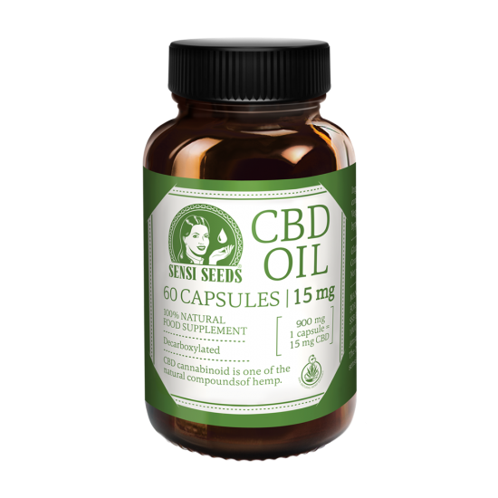 Sensi seeds CBD huile 60 capsules - 15 mg